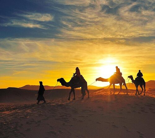 sunset merzouga