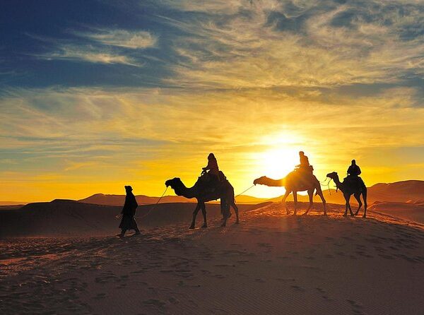 sunset merzouga